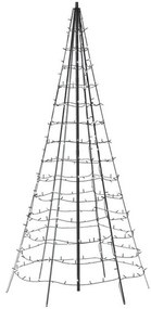 Albero di Natale artificiale Twinkly multicolore con illuminazione H 300 cm x Ø 150 cm
