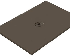 Piatto doccia in ceramica extra slim caffè L 200 x L 100 cm