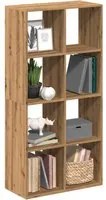 Libreria Divisorio Rovere Artigianale 69,5x29x137,5 Truciolato 858029