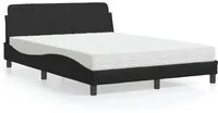 Letto con Materasso Nero 120x200 cm in Similpelle 3208377