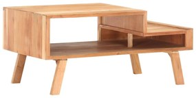 Tavolino Da Salotto 100x50x45 Cm İn Legno Massello Di Acacia /