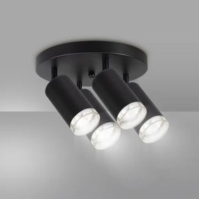 Brilagi - Luce Spot da bagno SELE AQUA 4xGU10/30W/230V IP44 nero