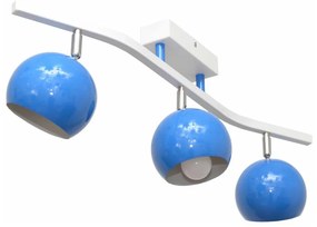 Faretto MORRIS 3xE27/15W/230V blu