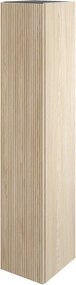 Colonna Neo Groove L30 x H154 x P35 cm, 1 anta, rovere naturale cannettato Maniglia venduta separatamente, disponibile in diverse finiture.