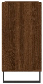 Credenza rovere marrone 57x35x70 cm in legno multistrato