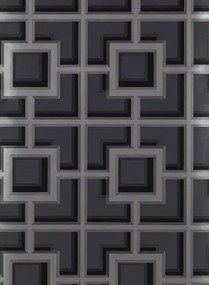 Tapete Camporosso von Osborne & Little - Black/ Silver