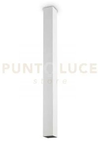Look square lampada da soffitto 1 luce attacco gu10 6x75cm bianco