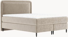 Letto boxspring in velluto fatto a mano Salvi, alt. 4 cm