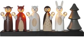 Decorazione luminosa con motivo natalizio Forest Friends - Star Trading