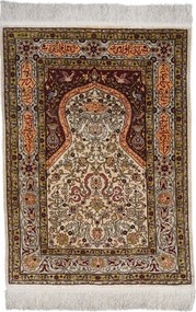 Hereke Tappeto orientale 100 x 70 (Tacchino) Annodato A Mano