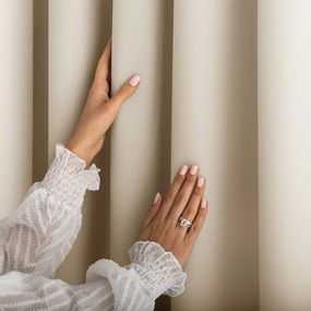 Tenda parzialmente oscurante color crema 140x270 cm Carli – Restilo