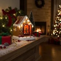 Villaggio Pan di Zenzero con led