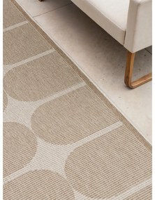 Passatoia da interno ed esterno beige/avorio 80x250 cm Duet Bowen – NORTHRUGS