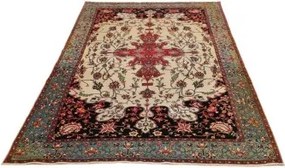 Antik Stilizzato Avorio Rosso 142x208 Cm