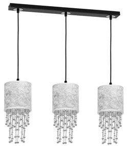 Lampadario a sospensione con filo ALMERIA 3xE27/60W/230V