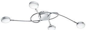 Eglo 32996 - Plafoniera LED SALTO 4xLED/5,4W/230V cromo lucido
