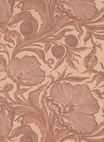 Little Greene Tapete Poppy Trail - Masquerade