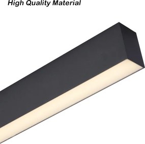 Brilagi - Plafoniera LED dimmerabile SLEEKLINE LED/40W/230V Wi-Fi Tuya, nero + telecomando