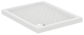 Piatto doccia CERAMICA DOLOMITE in ceramica Suite L 80 x L 100 x H 7 cm bianco