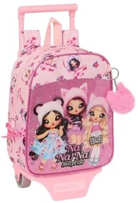 Trolley per la Scuola Na!Na!Na! Surprise Fabulous Rosa 22 x 27 x 10 cm