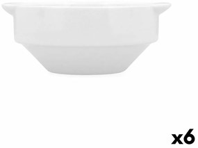 Ciotola Bidasoa Glacial Bianco Ceramica 350 ml (6 Unità) (Pack 6x)