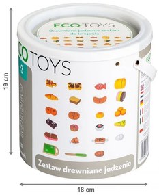 Accessori da cucina in legno Ecotoys