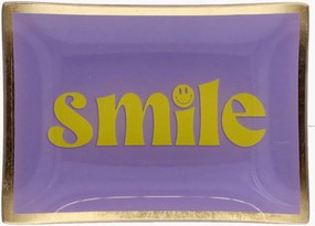 Piatto in vetro Smile