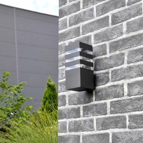 LED RGBW applique da esterno dimmerabile TEKSAS 1xE27/12W/230V IP44 antracite