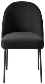 Sedia da pranzo nera Creston - Unique Furniture