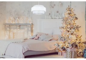 Lampadario a sospensione con filo CORSA 1xE27/60W/230V bianco