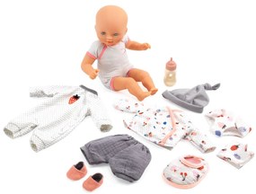 Baby Pomea - valigia con bambola Vanille e accessori