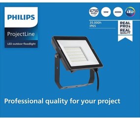 Philips - Proiettore LED da esterno PROJECTLINE LED/50W/230V IP65 4000K