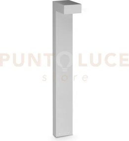 Sirio paletto led 3000k 13w  1100 lm ip65 h80cm grigio