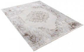 Tappeto di design vintage grigio crema chiaro con motivi Larghezza: 160 cm | Lunghezza: 230 cm