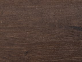 Tavolo da pranzo legno scuro e nero 140 x 80 cm SPECTRA Beliani
