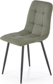 Sedia K560 tessuto oliva H88 cm