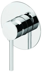 Rubinetto per doccia getto laminare cristallino ad incasso monocomando Circle two cromo lucido GATTONI RUBINETTERIA