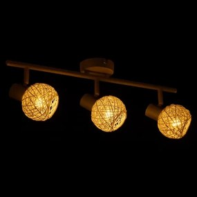 Faretto DEX 3xE14/10W/230V beige/crema