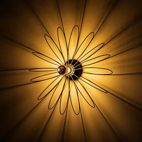 Lampada da parete nera Hemdem – Opviq lights