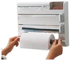 Porta pellicola e alluminio da parete da parete bianco in plastica Parat – LEIFHEIT