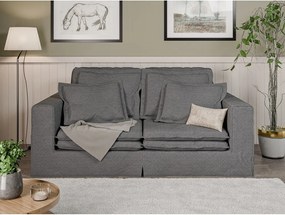 Divano grigio 196 cm Nora – Ropez