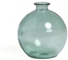 Vaso in vetro riciclato Kimma Verde Acquamarina - Sklum