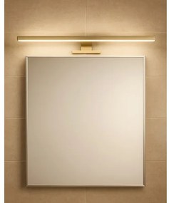 Illuminazione specchio bagno LED/8W/230V 4000K 50 cm IP44 oro opaco