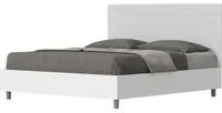 Letto Matrimoniale 160x190 cm con Rete Level Bianco