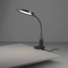 Eglo 902174 - Lampada LED dimmerabile con clip LAURO LED/5,5W/230V 2700/4000/6500K nera