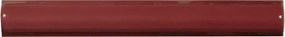 Listello in gres naturale Chic Carmin L 15 x L 2 cm, sp. 13 mm, rosso lucido