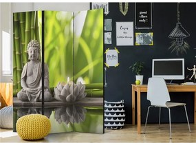 Paravento  Meditation [Room Dividers]  Colore Verde, Dimensioni e Misure 135x172