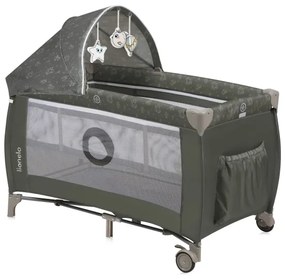 Lionelo - Lettino da viaggio SVEN PLUS Beige Oliva