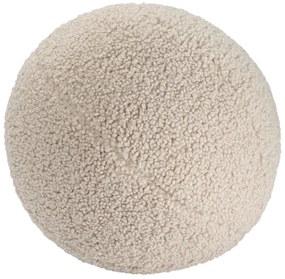 Cuscino per divano da bambini marrone chiaro con rivestimento in bouclé Ball – Wigiwama