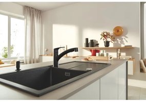 GROHE 1021652430 - Dispenser per sapone liquido CONTEMPORARY 500 ml nero